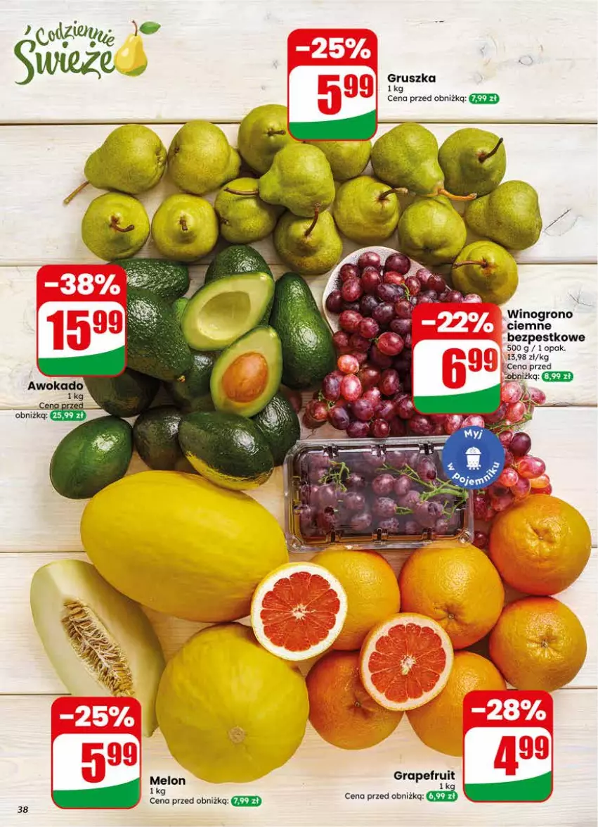 Gazetka promocyjna Dino - Gazetka 17 / 2026 - ważna 22.04 do 28.04.2026 - strona 38 - produkty: Gra, Melon, Wino
