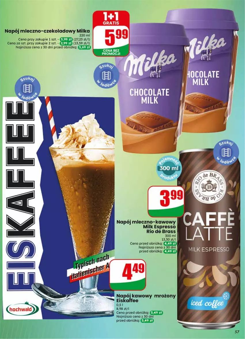 Gazetka promocyjna Dino - Gazetka 17 / 2026 - ważna 22.04 do 28.04.2026 - strona 57 - produkty: Miecz, Milka, Napój