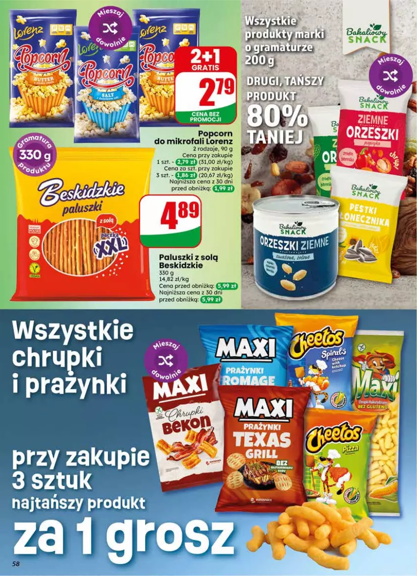 Gazetka promocyjna Dino - Gazetka 17 / 2026 - ważna 22.04 do 28.04.2026 - strona 58 - produkty: Beskidzki, Fa, Lorenz, Popcorn
