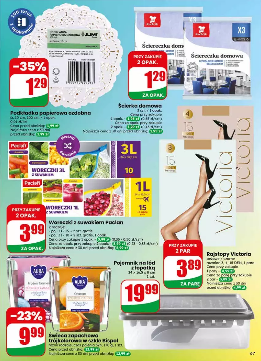 Gazetka promocyjna Dino - Gazetka 17 / 2026 - ważna 22.04 do 28.04.2026 - strona 67 - produkty: Gra, Kuchcik, Papier, Pojemnik, Por, Rajstopy, Sos, Top