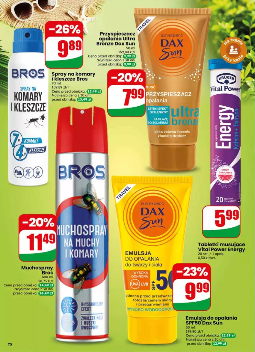 Gazetka promocyjna Dino - Gazetka 17 / 2026 - ważna 22.04 do 28.04.2026 - strona 70 - produkty: DAX, Emulsja, Mus, Por, Ser, Sok, Tablet, Tabletki musujące