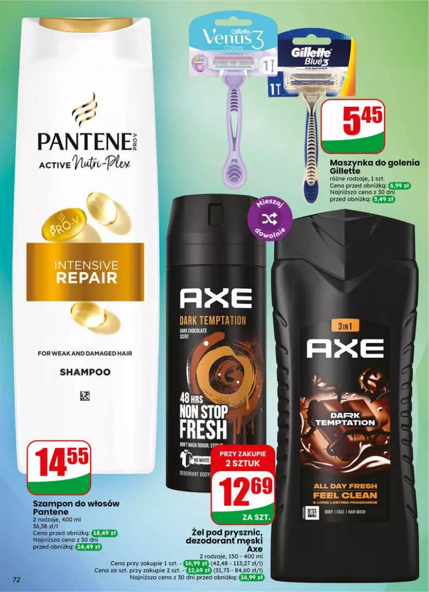 Gazetka promocyjna Dino - Gazetka 17 / 2026 - ważna 22.04 do 28.04.2026 - strona 72 - produkty: Dezodorant, LG, Pantene, Szampon