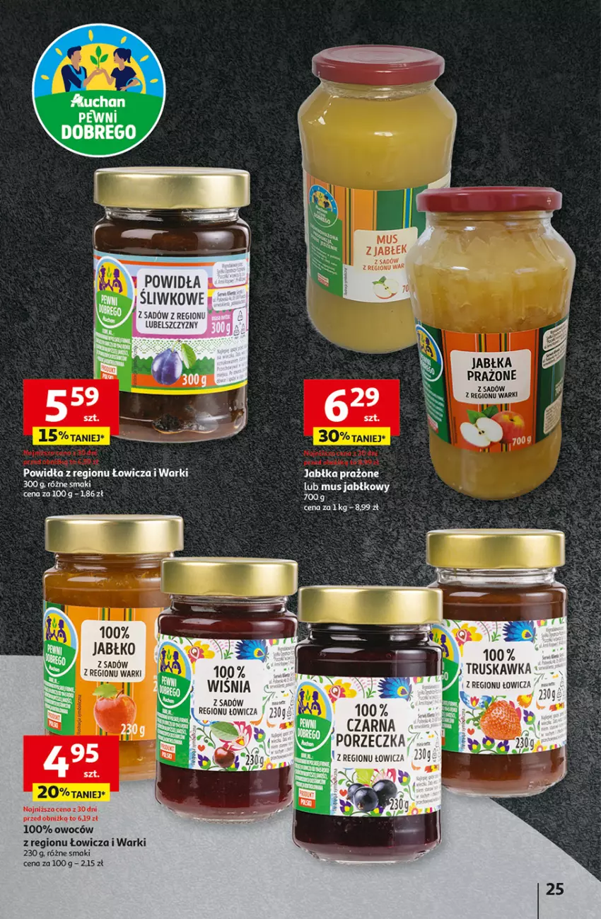 Gazetka promocyjna Auchan - Dobra Zabawa to Poważna Sprawa Hipermarket - ważna 29.05 do 04.06.2025 - strona 27 - produkty: Jabłka, Jabłka prażone, Mus