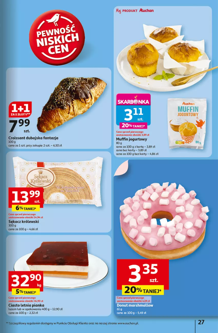 Gazetka promocyjna Auchan - Dobra Zabawa to Poważna Sprawa Hipermarket - ważna 29.05 do 04.06.2025 - strona 29 - produkty: Croissant, Fa, Fanta, Jogurt, Królewski, Sękacz