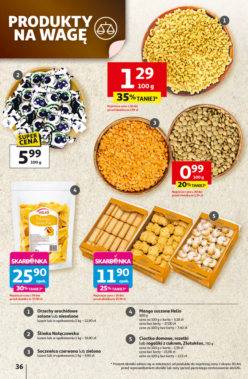 Gazetka promocyjna Auchan - Dobra Zabawa to Poważna Sprawa Hipermarket - ważna 29.05 do 04.06.2025 - strona 38 - produkty: Ciastka, Helio, Mango, Mango suszone, Rogal