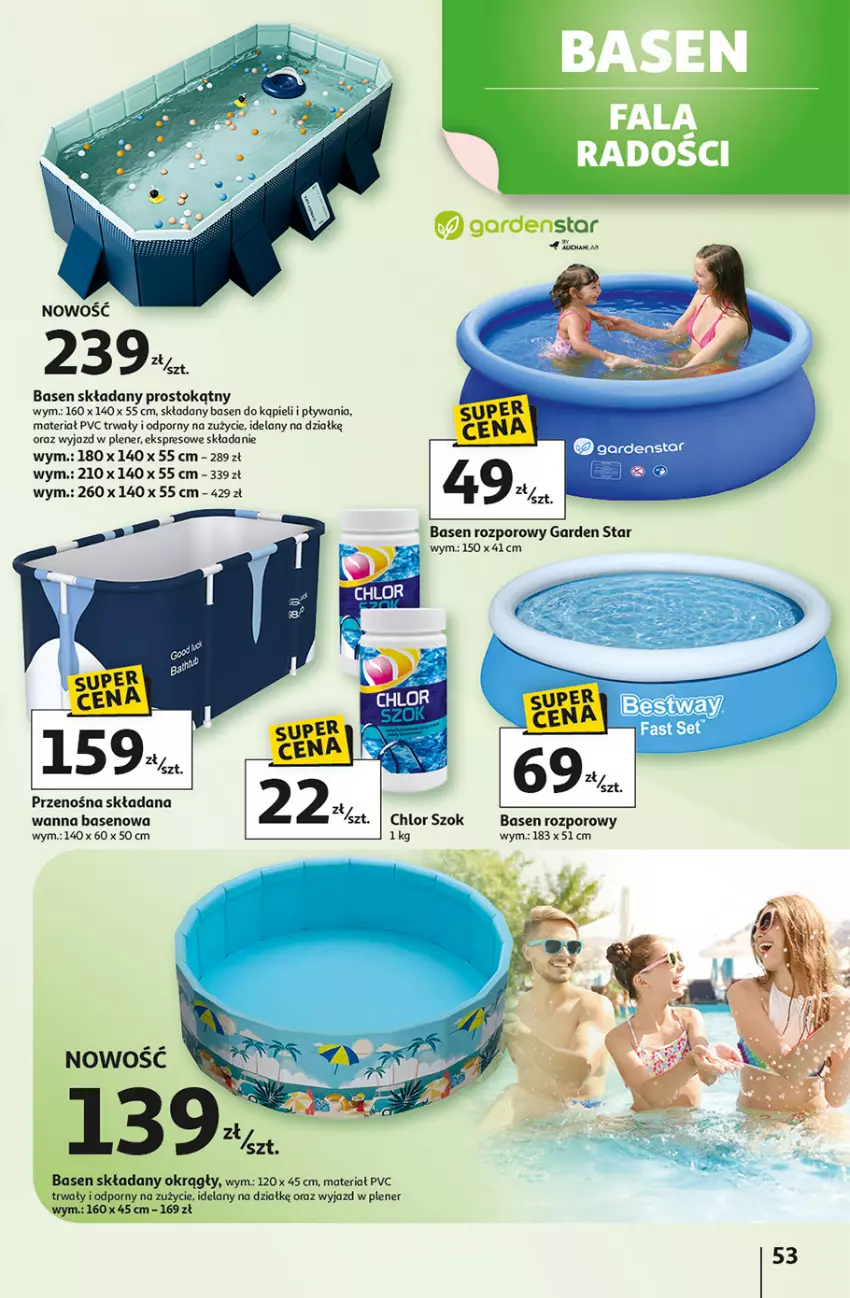 Gazetka promocyjna Auchan - Dobra Zabawa to Poważna Sprawa Hipermarket - ważna 29.05 do 04.06.2025 - strona 55 - produkty: Por, Wanna