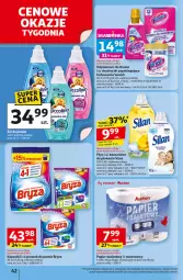 Gazetka promocyjna Auchan - Dobra Zabawa to Poważna Sprawa Hipermarket - Gazetka - ważna od 04.06 do 04.06.2025 - strona 44 - produkty: Papier, Proszek do prania, Papier toaletowy, Odplamiacz, Silan, Rolki, Chusteczki, Vanish, Bryza, Fa