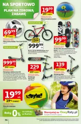 Gazetka promocyjna Auchan - Dobra Zabawa to Poważna Sprawa Hipermarket - Gazetka - ważna od 04.06 do 04.06.2025 - strona 56 - produkty: Sok, Por, Noż, Rama, Kosz, Adidas, Rower, Mule, Deskorolka, Piłka nożna, Bateria, Hulajnoga, Hulajnoga elektryczna, Dźwig