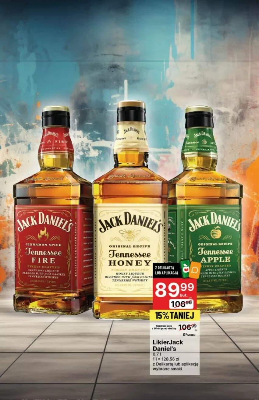 Gazetka promocyjna Delikatesy Centrum - ważna 21.03 do 03.04.2024 - strona 10 - produkty: Jack Daniel's, Likier, Whiskey