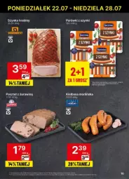 Gazetka promocyjna Delikatesy Centrum - Gazetka - ważna od 24.07 do 24.07.2024 - strona 8 - produkty: Pasztet, Szynka, Kiełbasa