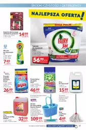 Gazetka promocyjna Makro - [Oferta promocyjna] Artykuły spożywcze i przemysłowe - Gazetka - ważna od 05.01 do 05.01.2022 - strona 17 - produkty: Płyn do prania, Mop, Cif, Płyn do mycia podłóg, Tablet, Kije, Mleczko, Fairy, Płyn do mycia, Sidolux, Bryza, Ariel, Kapsułki do prania, Fa