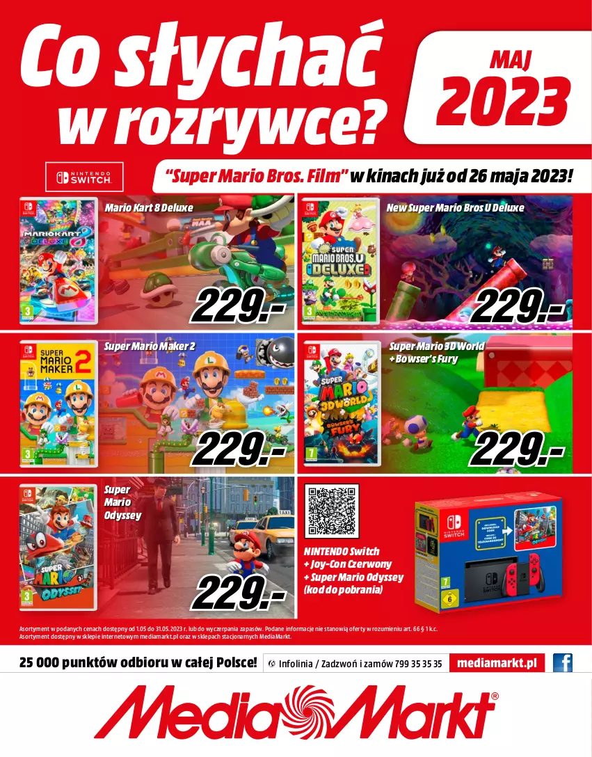 Gazetka promocyjna Media Markt - Gazetka Media Markt - ważna 01.05 do 31.05.2023 - strona 16 - produkty: Nintendo Switch, Ser