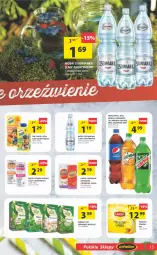 Gazetka promocyjna Arhelan - Gazetka - Gazetka - ważna od 18.09 do 18.09.2022 - strona 13 - produkty: Sok, 7up, Mirinda, Herbata czarna, Leon, Pepsi, Oranżada, Hellena, Lipton, Napój gazowany, Oshee, Woda, Herbata, Mango, Napój, Cisowianka, Herbapol, Hortex