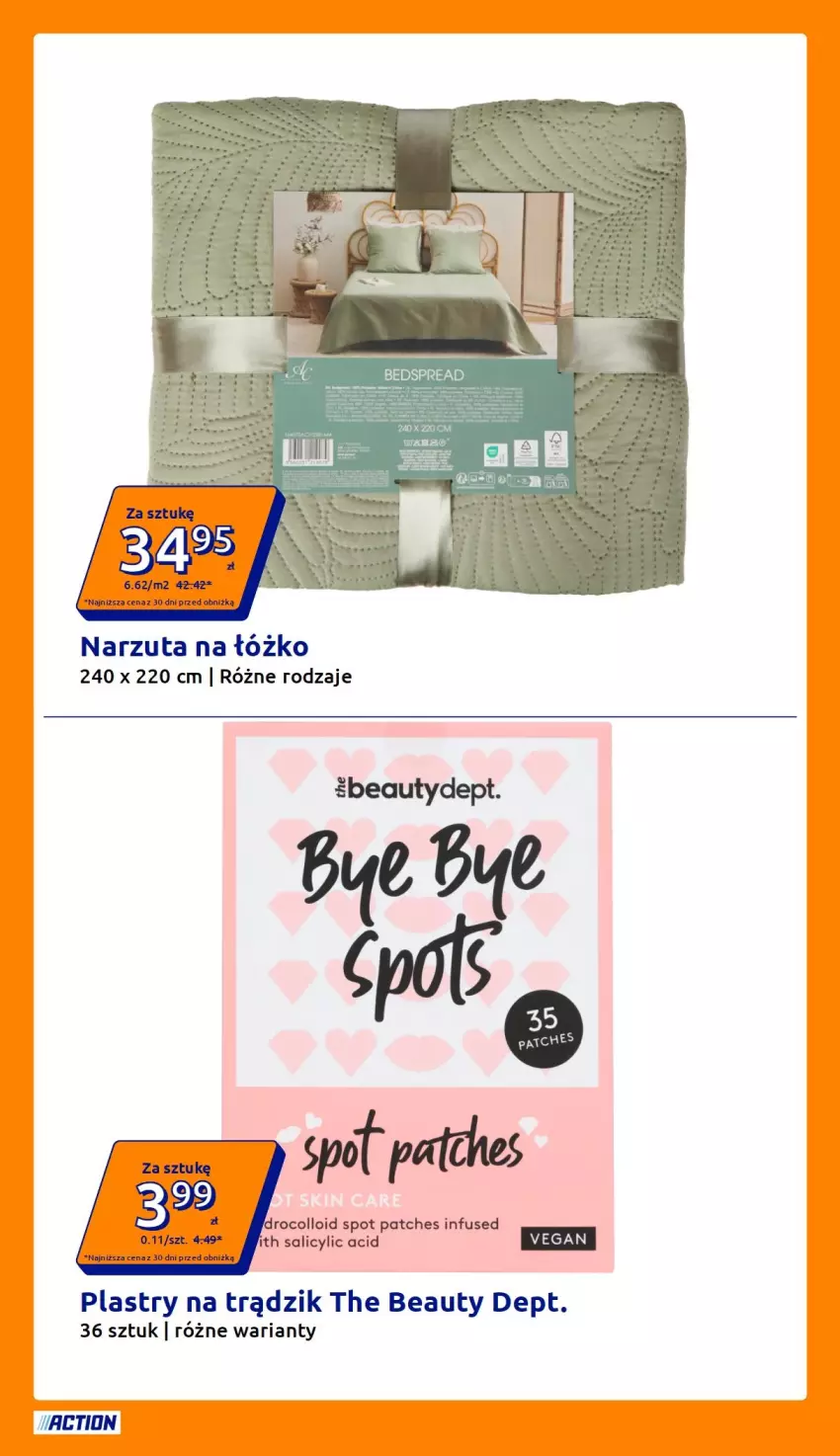 Gazetka promocyjna Action - Gazetka tydzień 27 2026 - ważna 01.07 do 07.07.2026 - strona 4 - produkty: Narzuta