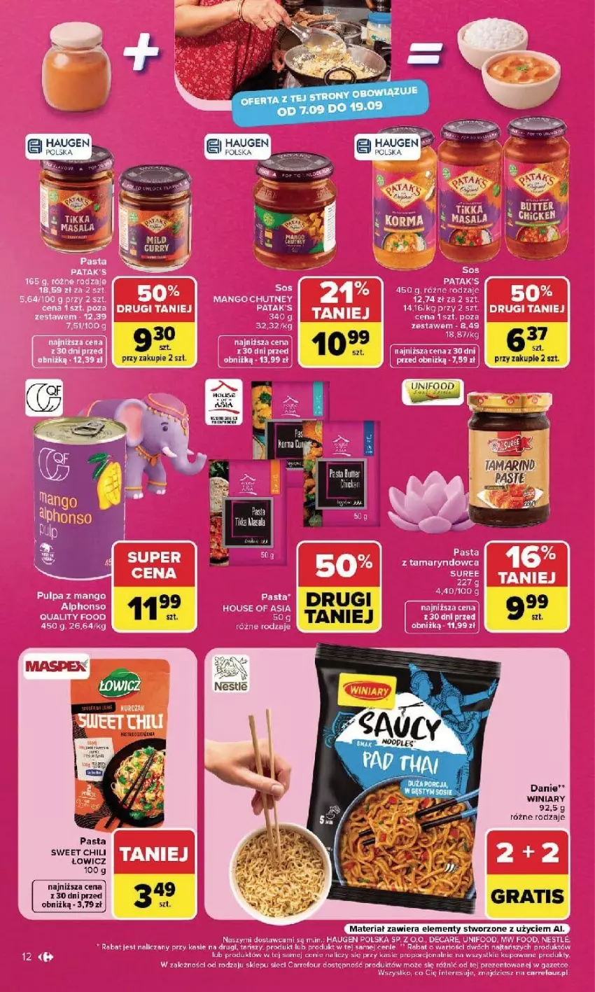 Gazetka promocyjna Carrefour - Gazetka Carrefour, Market w SUMIE najlpeszy, od poniedziałku - ważna 07.09 do 12.09.2026 - strona 14 - produkty: Fa, Winiary