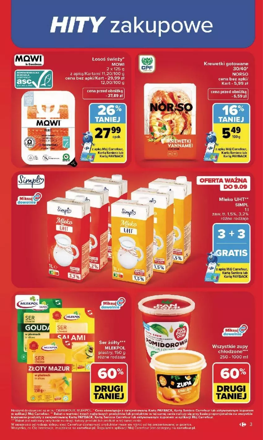 Gazetka promocyjna Carrefour - Gazetka Carrefour, Market w SUMIE najlpeszy, od poniedziałku - ważna 07.09 do 12.09.2026 - strona 5 - produkty: Fa, Por