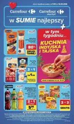 Gazetka promocyjna Carrefour - Gazetka Carrefour, Market w SUMIE najlpeszy, od poniedziałku - Gazetka - ważna od 12.09 do 12.09.2026 - strona 1 - produkty: 7up, Winiary, Mirinda, Tarczyński, Pepsi, Pizza, Zapiekanka, Napój gazowany, Kabanos, Napój, Fa