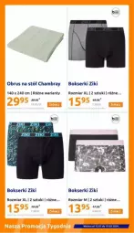 Gazetka promocyjna Action - Gazetka - ważna od 19.03 do 19.03.2024 - strona 14 - produkty: Ser, Stół, Obrus, Bokserki
