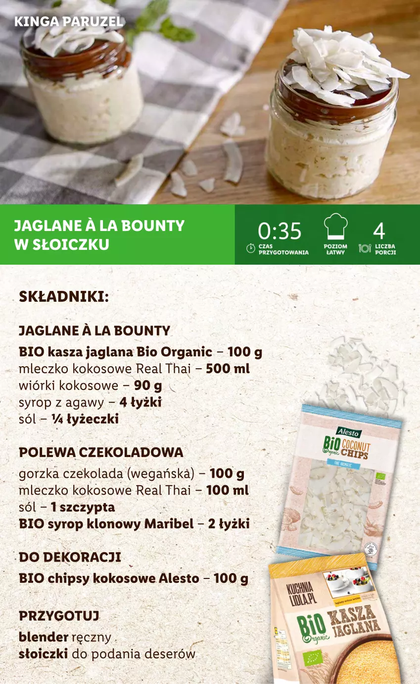 Gazetka promocyjna Lidl - KATALOG Z OFERTĄ BIO - ważna 04.10 do 07.10.2021 - strona 16 - produkty: Bounty, Kokos