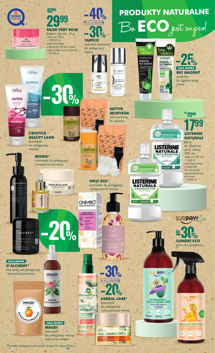 Gazetka promocyjna Super Pharm - Gazetka - ważna 14.02 do 01.03.2023 - strona 9 - produkty: Balsam do ust, Fa, Kosmetyki do pielęgnacji, Listerine, Nuxe