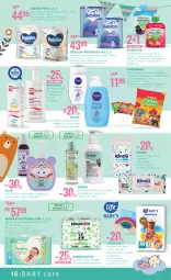 Gazetka promocyjna Super Pharm - Gazetka - Gazetka - ważna od 01.03 do 01.03.2023 - strona 16 - produkty: Por, Mus, Yope, Pampers, Pieluchy, Majtki, BoboVita, Emolium, Kosmetyki do pielęgnacji, Bebiko, Chusteczki, Dzieci, Pieluchomajtki, Lizaki, Kindii, Nivea, Podkład, BEBILON