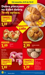Gazetka promocyjna Lidl - GAZETKA - Gazetka - ważna od 10.01 do 10.01.2026 - strona 22 - produkty: Piec, Sok, Focaccia, Croissant, Rogal, Pieczywo, Donut, Bułka