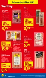 Gazetka promocyjna Lidl - GAZETKA - Gazetka - ważna od 10.01 do 10.01.2026 - strona 26 - produkty: Kurczak, Pur, Kindziuk, Parówki, Parówki z szynki, PIKOK, Pieprz, Boczek, Frankfurterki, Kabanos, Boczek wieprzowy
