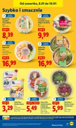 Gazetka promocyjna Lidl - GAZETKA - Gazetka - ważna od 10.01 do 10.01.2026 - strona 27 - produkty: Kurczak, Sałatka, Hummus, Mus, Bulgur, Sałat, Buraki, Sushi, LG