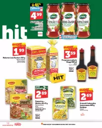 Gazetka promocyjna Topaz - Gazetka - Gazetka - ważna od 02.04 do 02.04.2025 - strona 12 - produkty: Makaron, Top, Ser, Kukurydza konserwowa, Winiary, Leon, Babuni, Przyprawa w płynie, Maggi, Groszek, Kukurydza