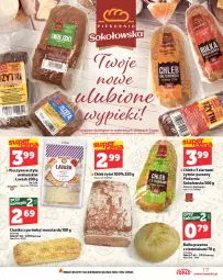 Gazetka promocyjna Topaz - Gazetka - Gazetka - ważna od 02.04 do 02.04.2025 - strona 17 - produkty: Piec, Top, Sok, Mus, Pieczywo, Dan Cake, Chleb, Bułka