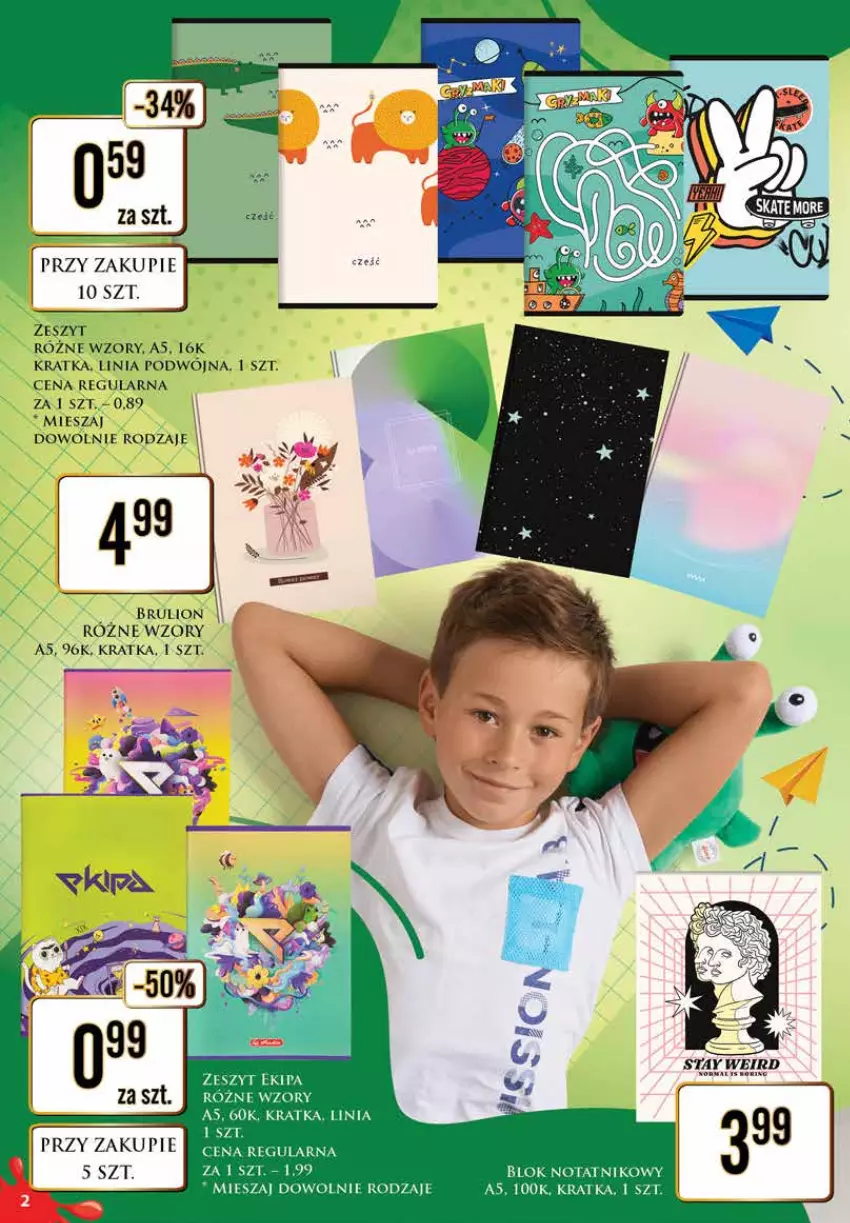 Gazetka promocyjna Dino - Katalog Szkoła - ważna 24.07 do 24.07.2023 - strona 2 - produkty: Lion