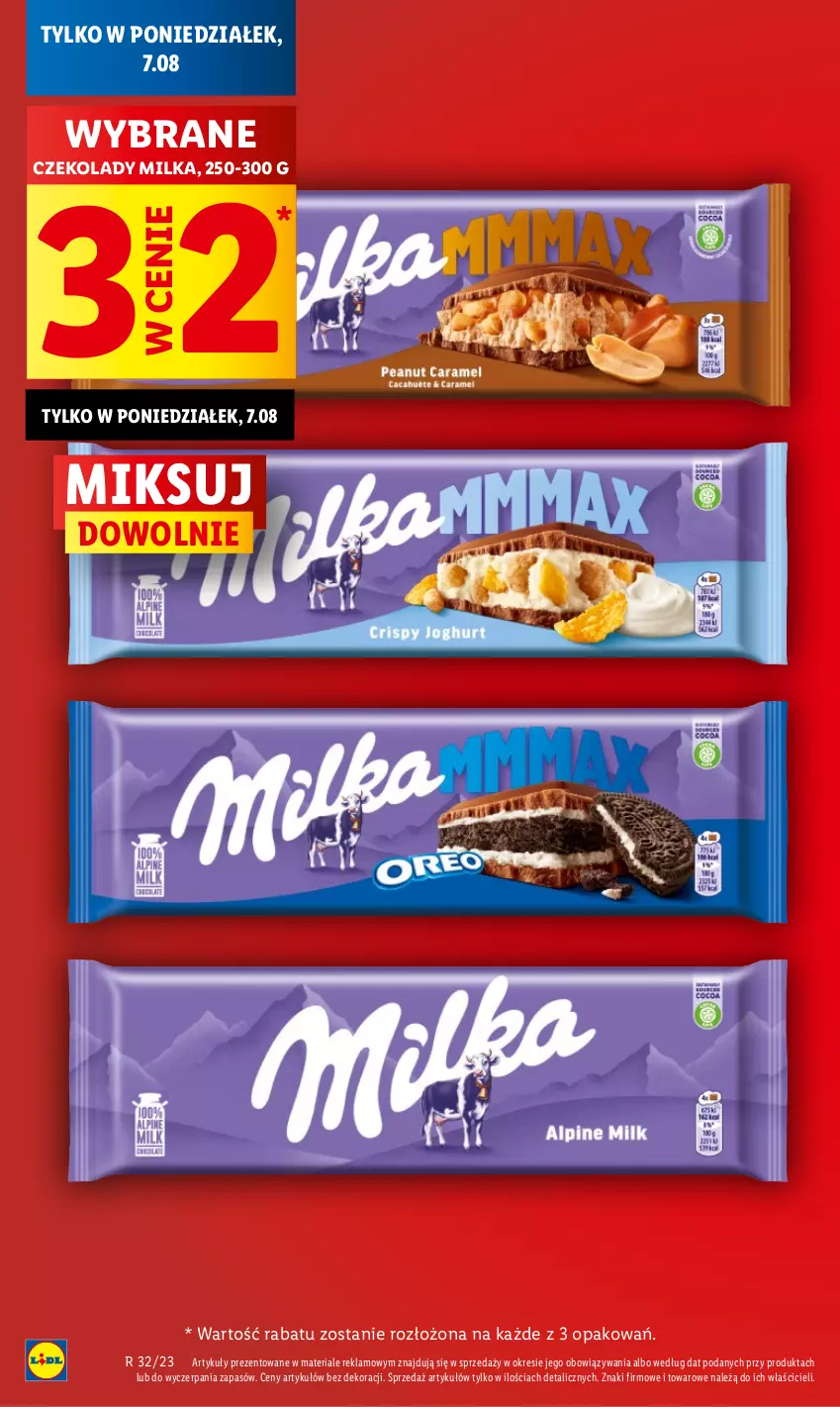 Gazetka promocyjna Lidl - od Poniedziałku - ważna 07.08 do 12.08.2023 - strona 6 - produkty: Milka