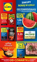 Gazetka promocyjna Lidl - od Poniedziałku - Gazetka - ważna od 12.08 do 12.08.2023 - strona 1 - produkty: Mięso mielone, Gra, Arbuz, Grill, Masło, Mięso