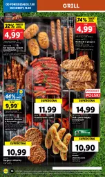 Gazetka promocyjna Lidl - od Poniedziałku - Gazetka - ważna od 12.08 do 12.08.2023 - strona 48 - produkty: Sos, Ser, Papryka, Stek, PIKOK, Burger, Frankfurterki, Wino, Grill, Gyros