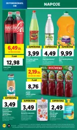 Gazetka promocyjna Lidl - od Poniedziałku - Gazetka - ważna od 12.08 do 12.08.2023 - strona 56 - produkty: Dawtona, Sok, Por, Mus, Premiere, Coca-Cola, Napoje, Oranżada, Hellena, Napój gazowany, Tymbark, Smoothie, Wosana, Mango, Napój, Kokos