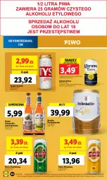 Gazetka promocyjna Lidl - od Poniedziałku - Gazetka - ważna od 12.08 do 12.08.2023 - strona 58 - produkty: Piwo, NBA, Tyskie, Perła, Corona Extra, Kokos