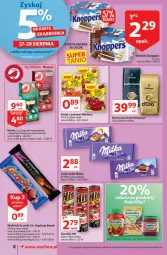 Gazetka promocyjna Auchan - Rysuje się przerwa na coś pysznego Supermarkety - Gazetka - ważna od 01.09 do 01.09.2021 - strona 8 - produkty: Goplana, Ciastka, Kawa ziarnista, Kisiel, Winiary, Dallmayr, Wafelek, Kawa, LANA, Grześki, Czekolada, Knoppers, Milka