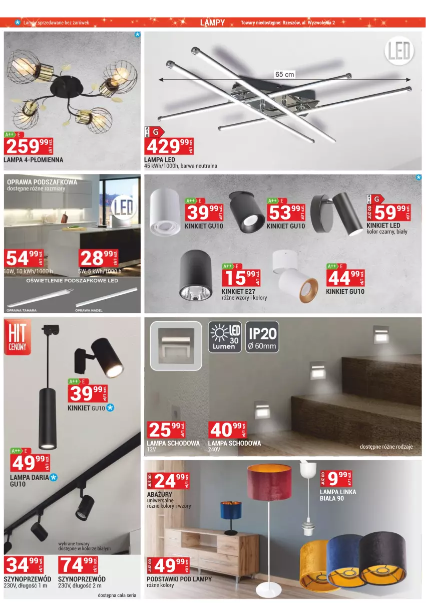 Gazetka promocyjna Merkury Market - ważna 01.12 do 31.12.2021 - strona 11 - produkty: Inka, Lampa, Lampa LED, Przewód, Ser