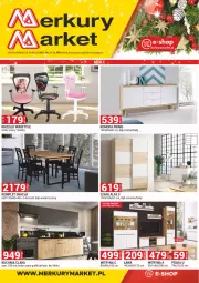 Gazetka promocyjna Merkury Market - Gazetka - ważna od 31.12 do 31.12.2021 - strona 1 - produkty: Witryna, Gra, Kuchnia, Stół, Komoda, Półka, Moda, Szafa, Krzesło, Fa