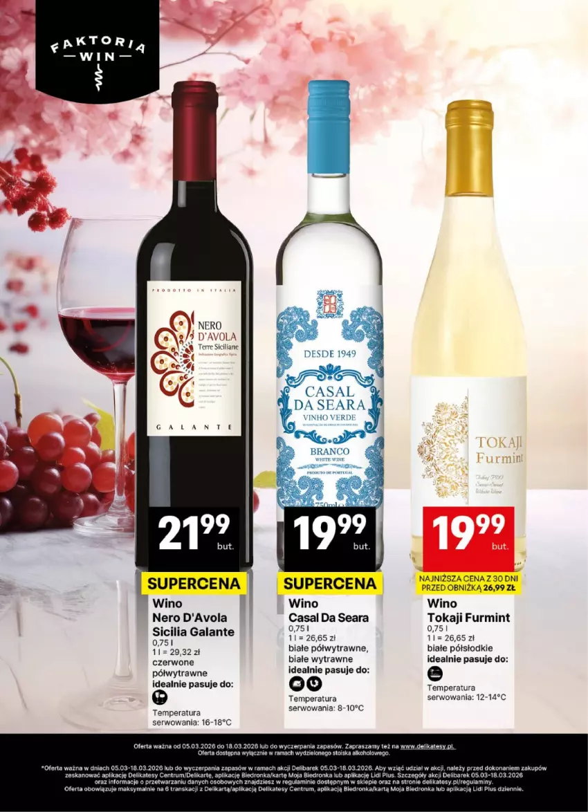 Gazetka promocyjna Delikatesy Centrum - Delibarek DC10-DC11 - ważna 05.03 do 18.03.2026 - strona 8 - produkty: Gala, Por, Rama, Rum, Ser, Tokaji, Tran, Wino