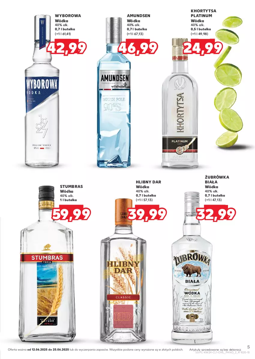 Gazetka promocyjna Kaufland - Barek Kauflandu - ważna 12.06 do 25.06.2025 - strona 5 - produkty: Amundsen, Wódka, Wyborowa