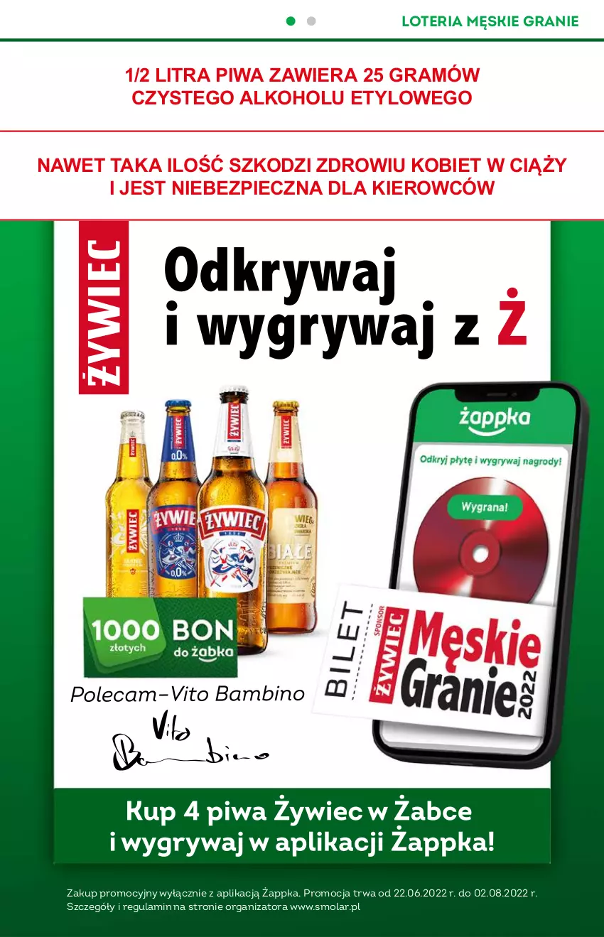 Gazetka promocyjna Żabka - ważna 13.07 do 19.07.2022 - strona 2 - produkty: Gra, Mola, Piec, Piwa