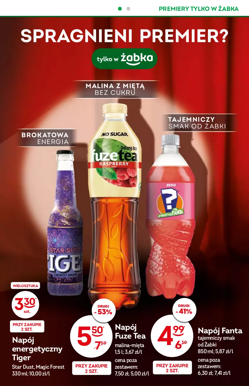 Gazetka promocyjna Żabka - ważna 13.07 do 19.07.2022 - strona 6 - produkty: Fa, Fanta, Mięta, Napój, Napój energetyczny, Tiger