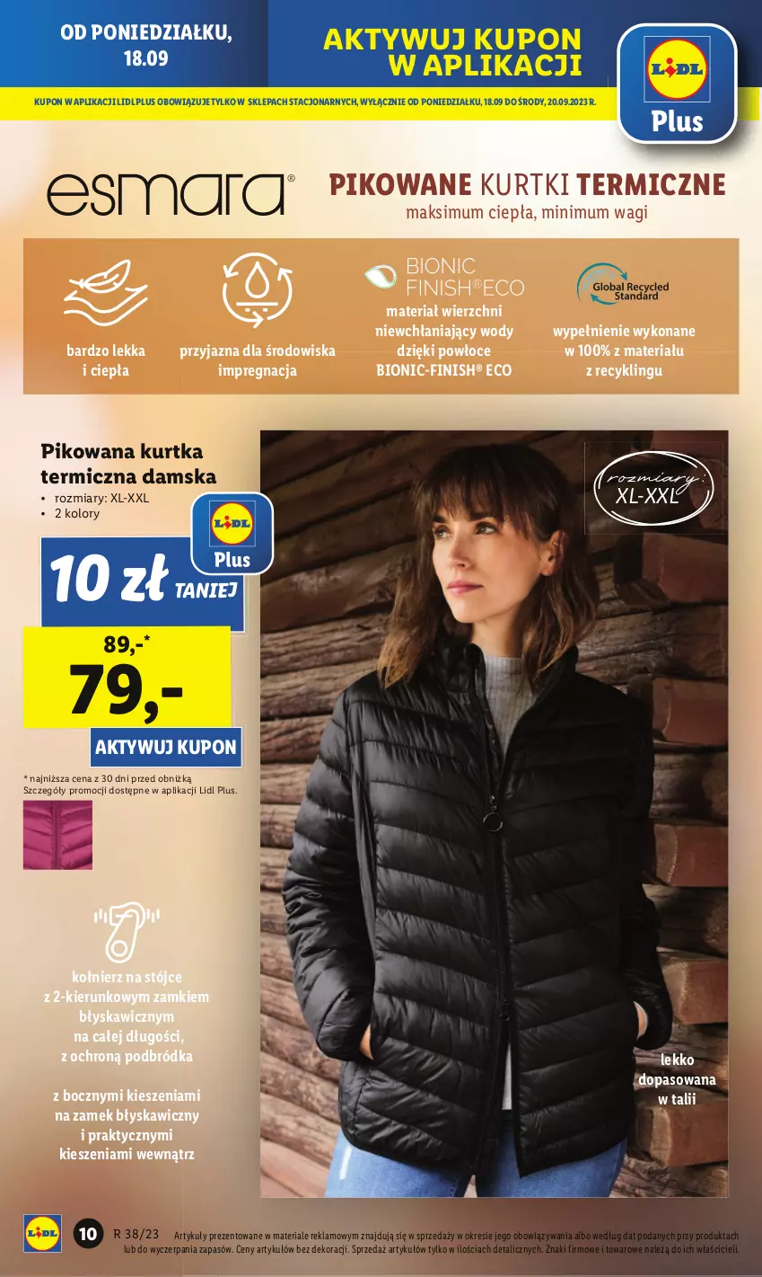 Gazetka promocyjna Lidl - GAZETKA - ważna 18.09 do 23.09.2023 - strona 12 - produkty: Finish, Kurtka, Wagi