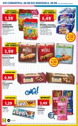Gazetka promocyjna Lidl - GAZETKA - Gazetka - ważna od 29.08 do 29.08.2021 - strona 14 - produkty: Mus, Herbatniki, Baton, Kakao