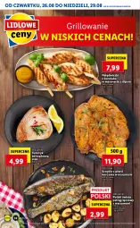 Gazetka promocyjna Lidl - GAZETKA - Gazetka - ważna od 29.08 do 29.08.2021 - strona 32 - produkty: Kurczak, Warzywa, Top, Pstrąg tęczowy, Stek, Polędwiczki z kurczaka, Pstrąg, Tuńczyk, Grill