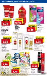 Gazetka promocyjna Lidl - GAZETKA - Gazetka - ważna od 29.08 do 29.08.2021 - strona 52 - produkty: Pantene, Krem do rąk, Balsam do ciała, Taft, Zabawka, Mleczko, Szampon, Garnier, Lakier do włosów, Odżywka, Wkładki, Lakier