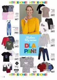 Gazetka promocyjna Carrefour - Gazetka Modowe hity cenowe - Gazetka - ważna od 27.02 do 27.02.2021 - strona 2 - produkty: Sweter, Gin, Spodnie jeans, T-shirt, Legginsy, Spodnie