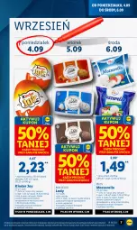 Gazetka promocyjna Lidl - GAZETKA - Gazetka - ważna od 06.09 do 06.09.2023 - strona 13 - produkty: Mozzarella, Lody, Pilos, Olej, Kinder