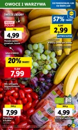Gazetka promocyjna Lidl - GAZETKA - Gazetka - ważna od 06.09 do 06.09.2023 - strona 25 - produkty: Banany, Warzywa, Gra, Owoce, Wino, Olej, Pomidory, Jabłka